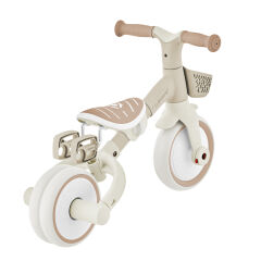Globber Learning Trike 3in1 Plus Ecologic Bisiklet - Pastel Bej
