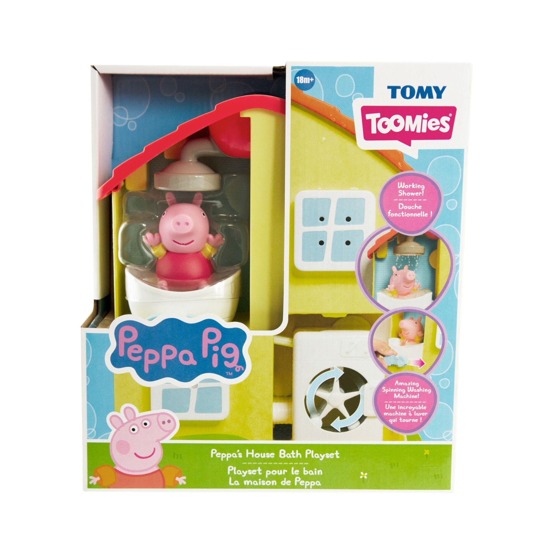 Toomies Peppa Pig Peppa'nın Banyo Oyun Evi Seti (73415)