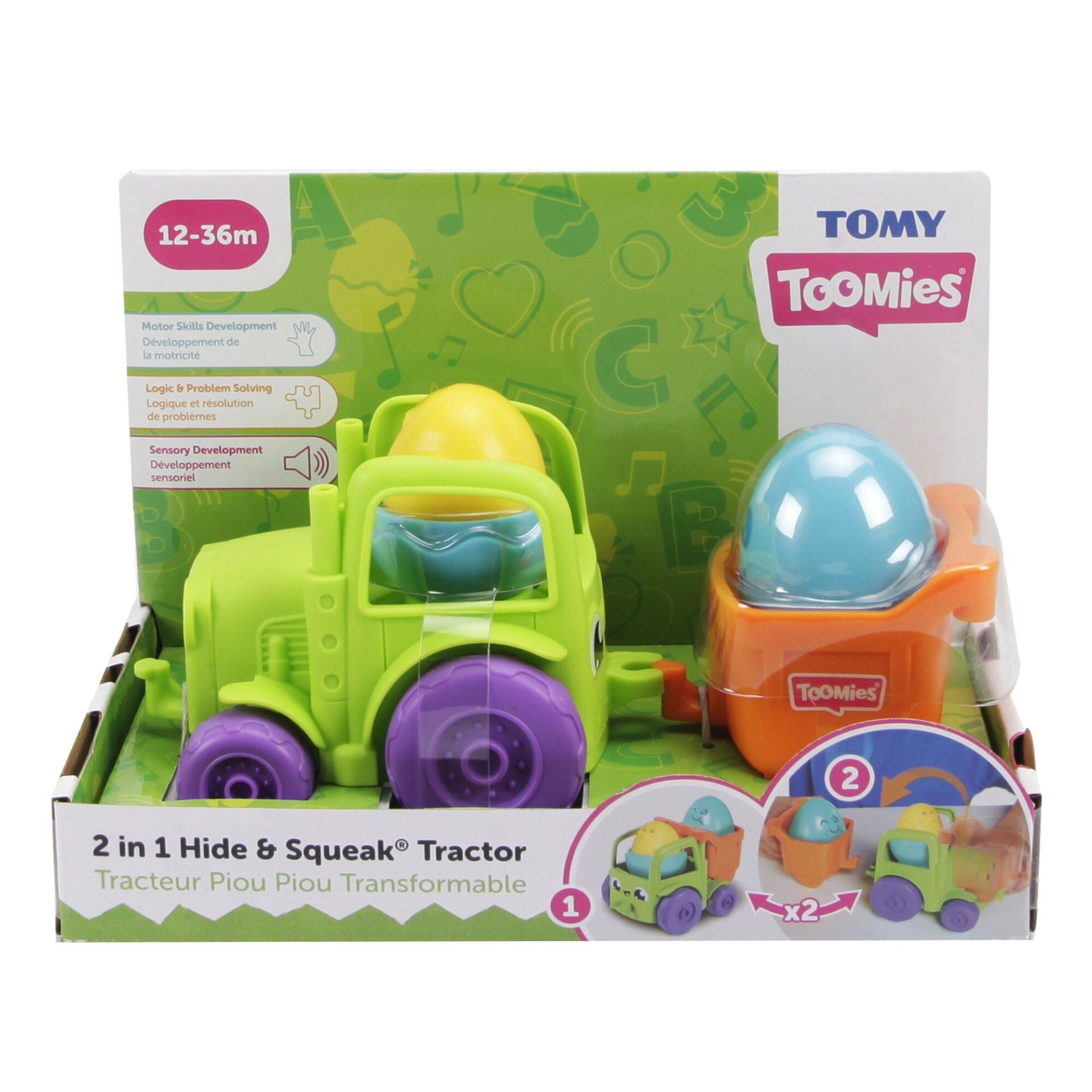 Toomies 2si 1 Arada Saklambaçlı Yumurta Traktörü (73219)