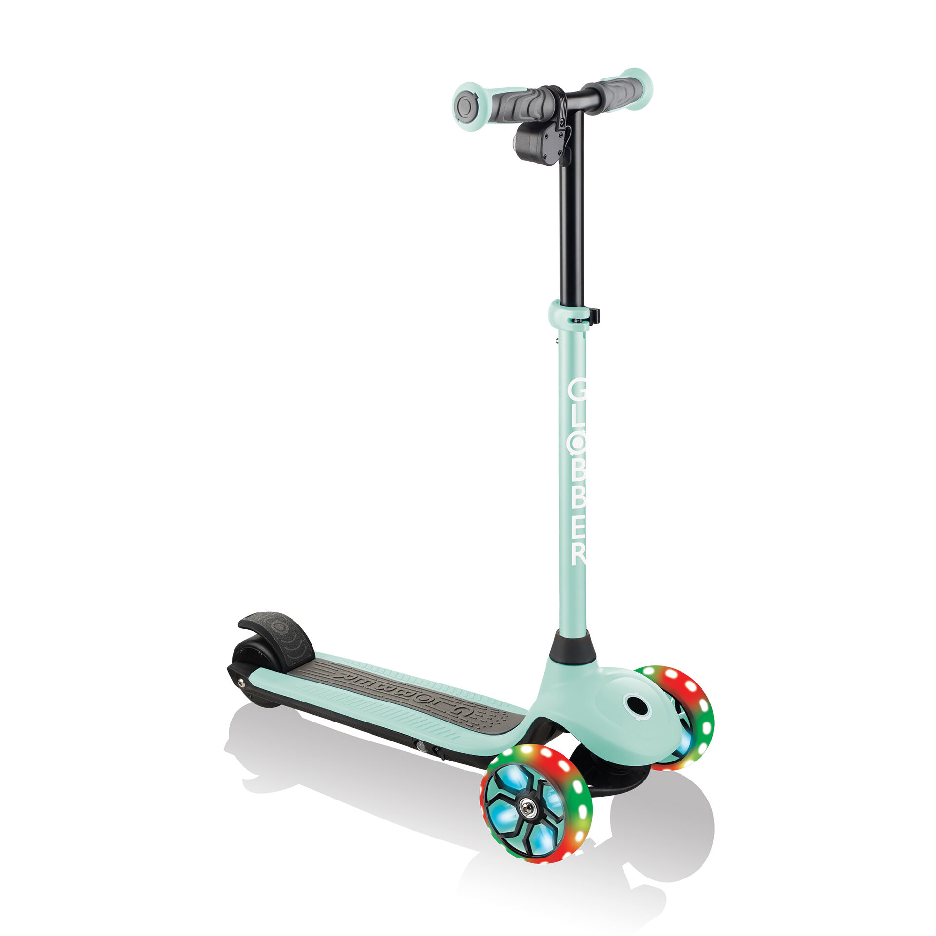 Globber One K E-Motion 4 Plus - Işıklı Elektrikli Scooter - Mint Yeşili