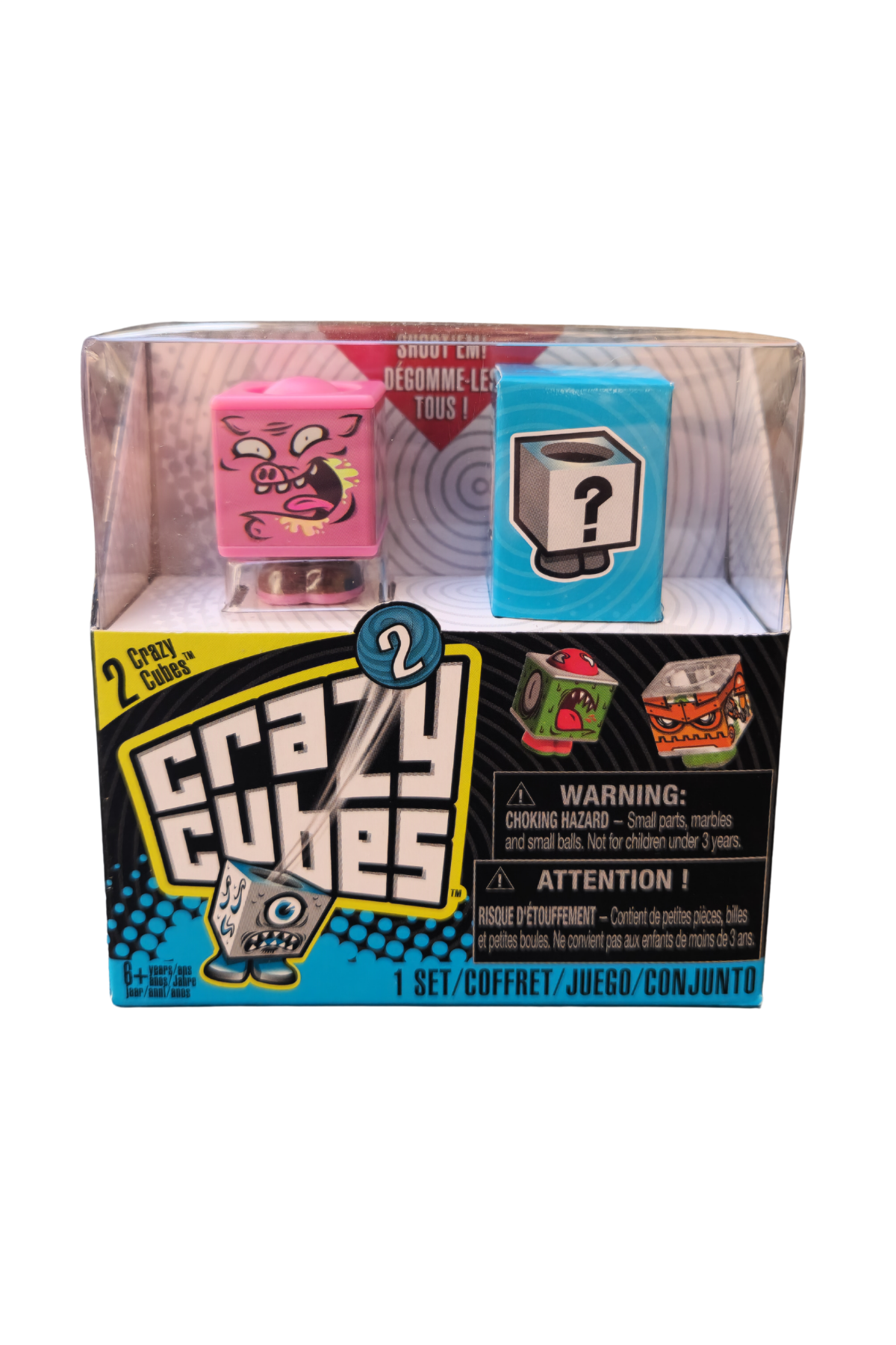 Crazy Cubes™ 2'li Sürpriz Paket Bilye Fırlatma Oyunu - Pinky