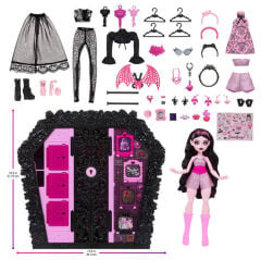 Monster High Muhteşem Gardırop Draculaura Bebek ve Oyun Seti-  JMG63