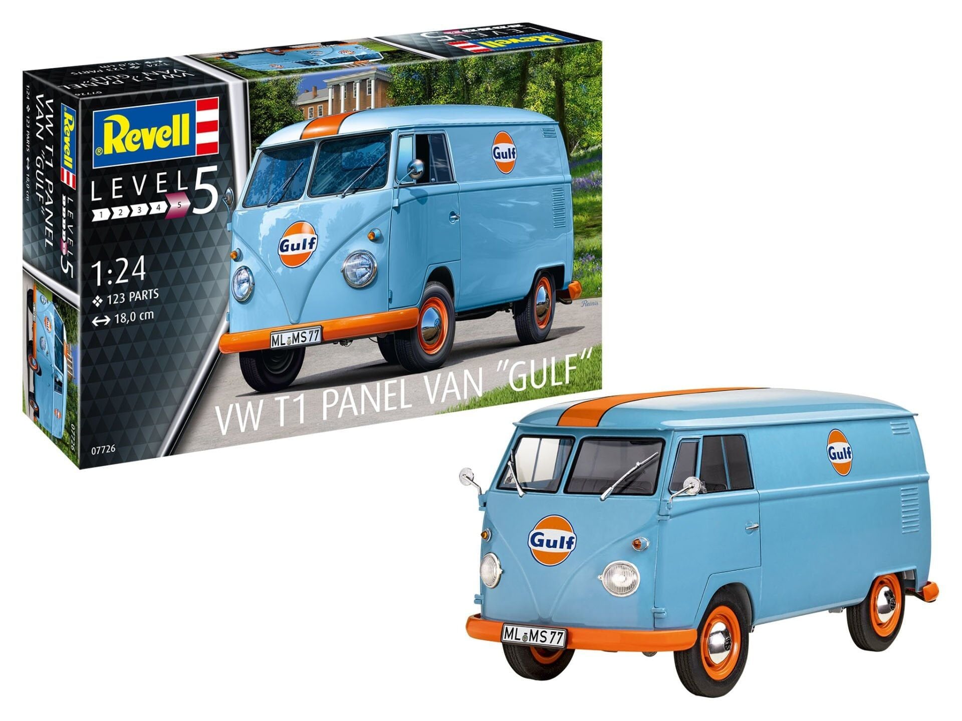 Revell Volkswagen T1 Panel Van Gulf (07726)