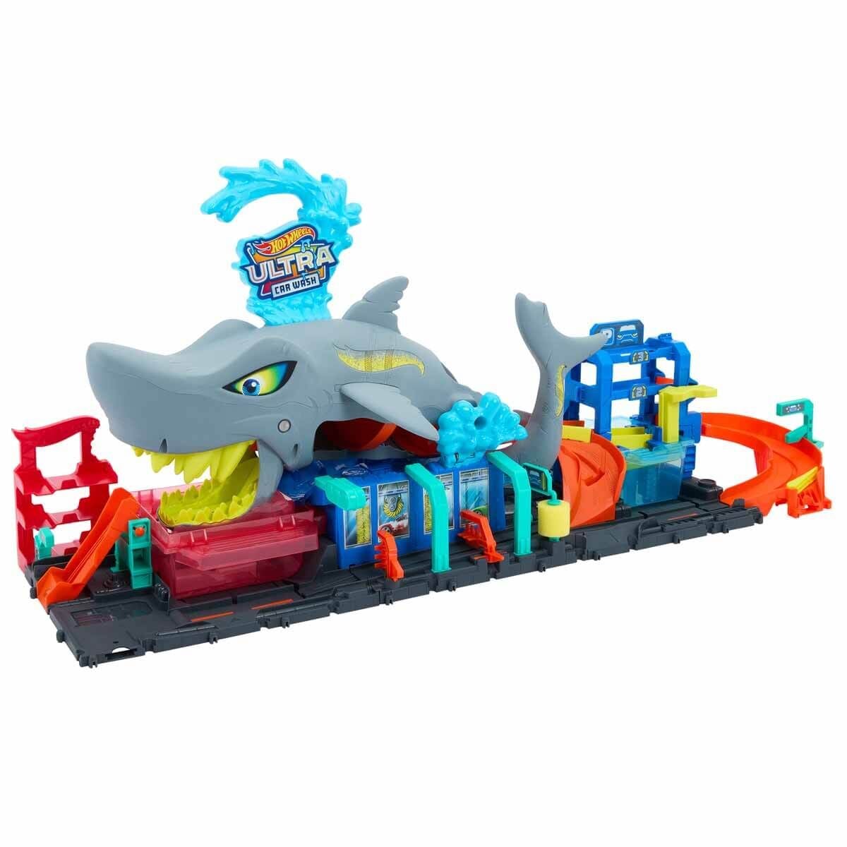 Hot Wheels Şehri Muhteşem Köpek Balığı Araba Yıkama Oyun Seti-  HTN82
