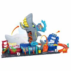 Hot Wheels Şehri Muhteşem Köpek Balığı Araba Yıkama Oyun Seti-  HTN82