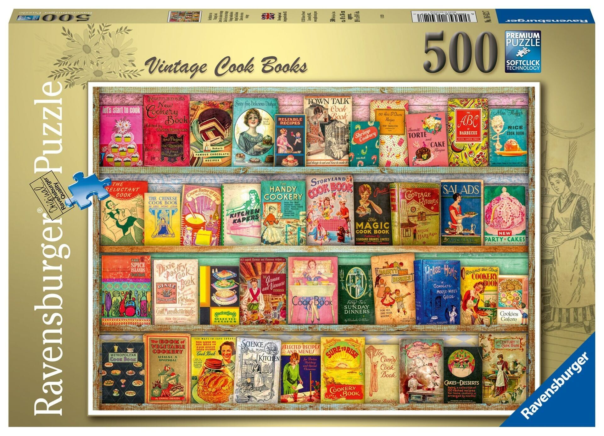 500 Parça Puzzle Yemek Kitapları (164127)