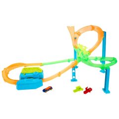 Hot Wheels Neon Yarışçılar Kasırga Çarpışması Pist Seti-  JMG50