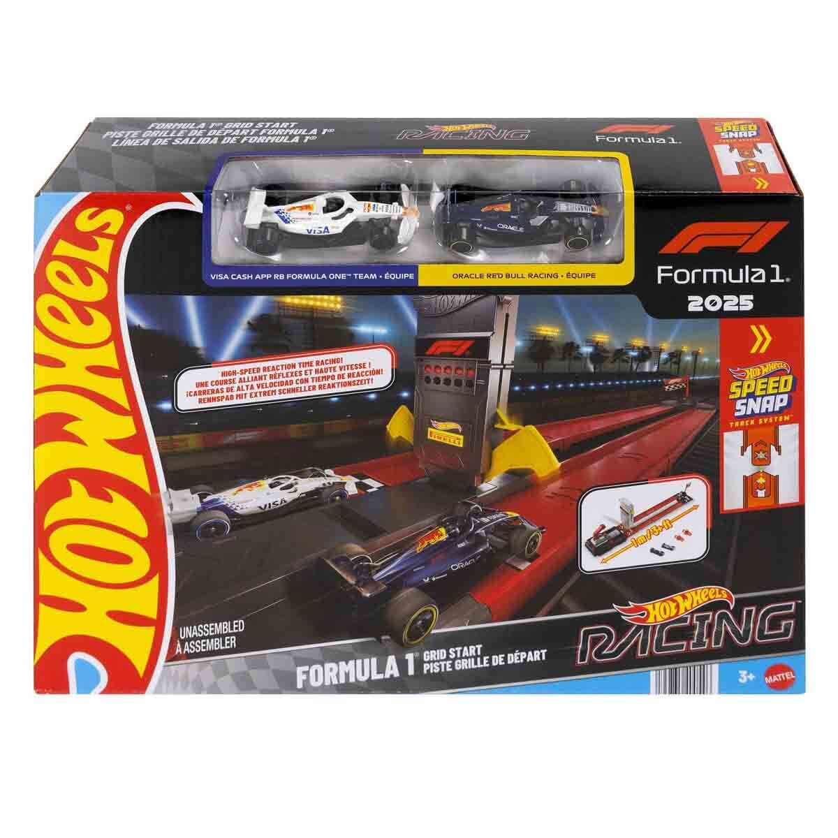 Hot Wheels F1 Hızlı Başlangıç Pisti-Yenilenen Arabalar-  JNN35