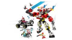 71497 LEGO® DREAMZzz Cooper'ın Kaplan Robotu ve Zero'nun Hot Rod Arabası