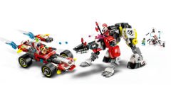 71497 LEGO® DREAMZzz Cooper'ın Kaplan Robotu ve Zero'nun Hot Rod Arabası