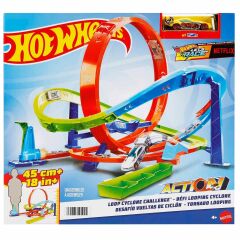 Hot Wheels Bumerang Çemberli Yarış Pisti-  HTK16