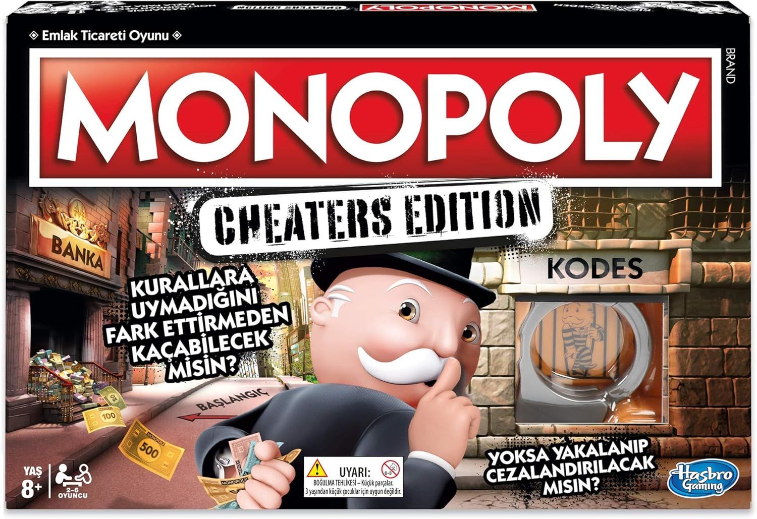 Hasbro Monopoly Cheaters Edition Türkçe-  E1871