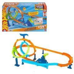 Hot Wheels Stunt Tracks Dolambaçlı Akrobatik Hız Pisti-  JHK73
