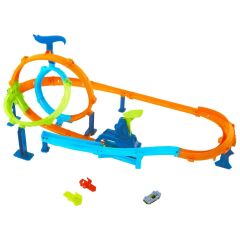 Hot Wheels Stunt Tracks Dolambaçlı Akrobatik Hız Pisti-  JHK73