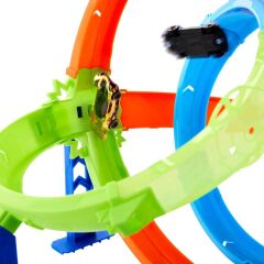 Hot Wheels Stunt Tracks Dolambaçlı Akrobatik Hız Pisti-  JHK73