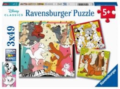 3x49 Parça Puzzle Walt Disney Hayvanlar (051557)