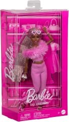 Barbie Deluxe Style Kahverengi Örgü Saçlı Bebek HYV28