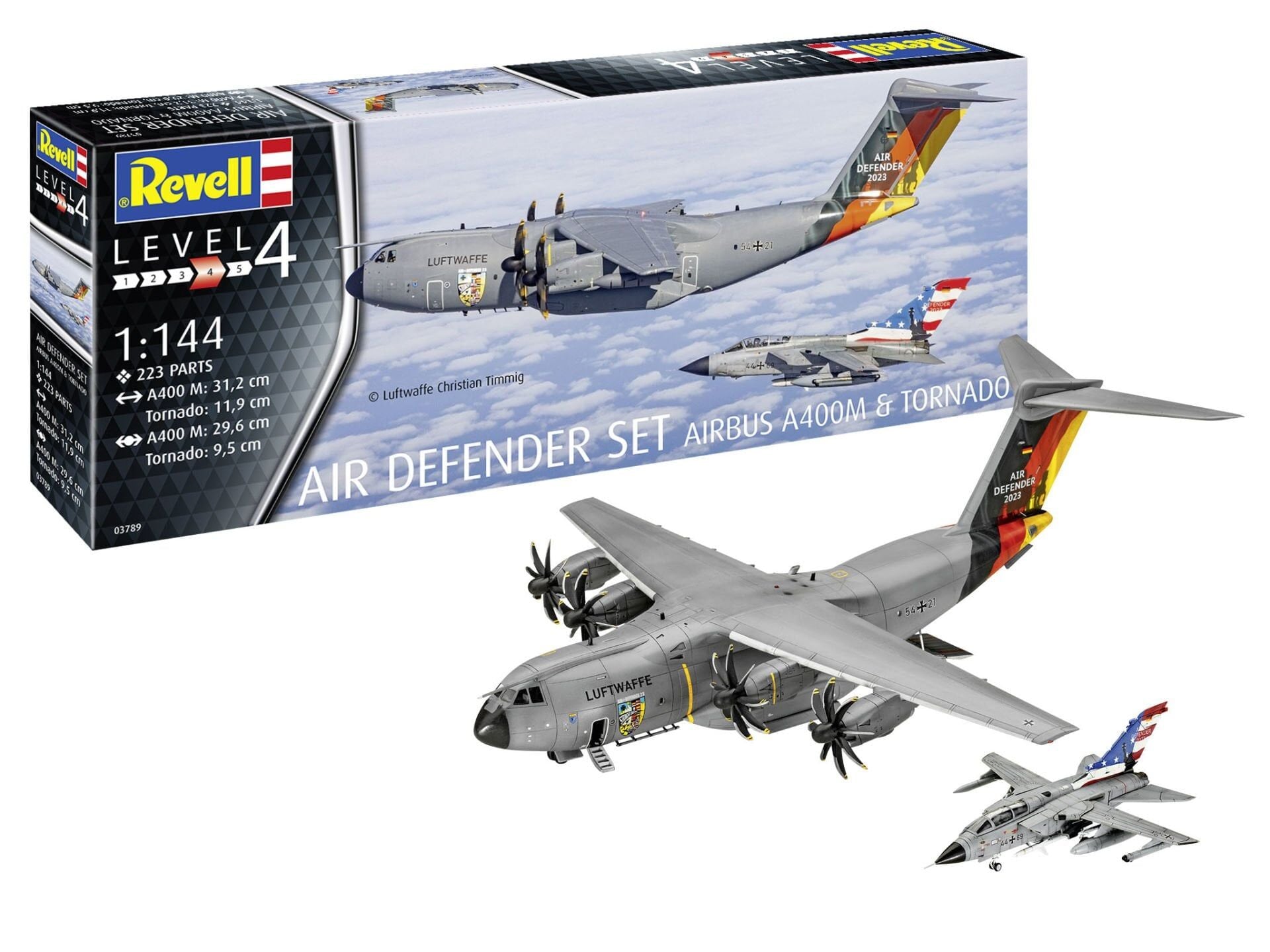 Revell Air Defender Set Airbus A400M & Tornado (03789)