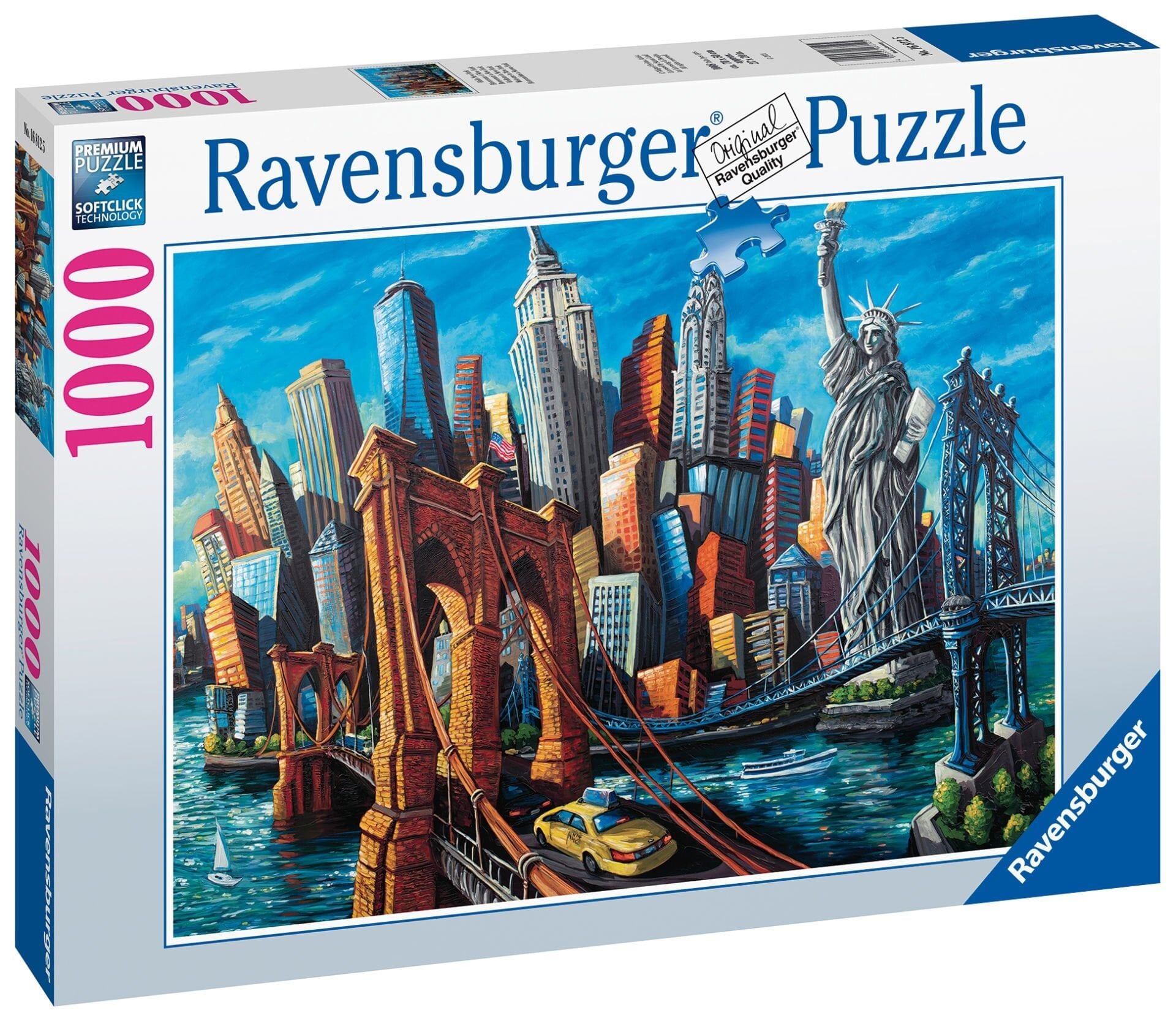1000 Parça Puzzle New York Eriyen Şehirler (168125)