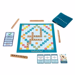 Scrabble Ahşap İkisi Bir Arada Türkçe-   JLJ64