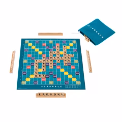 Scrabble Ahşap İkisi Bir Arada Türkçe-   JLJ64