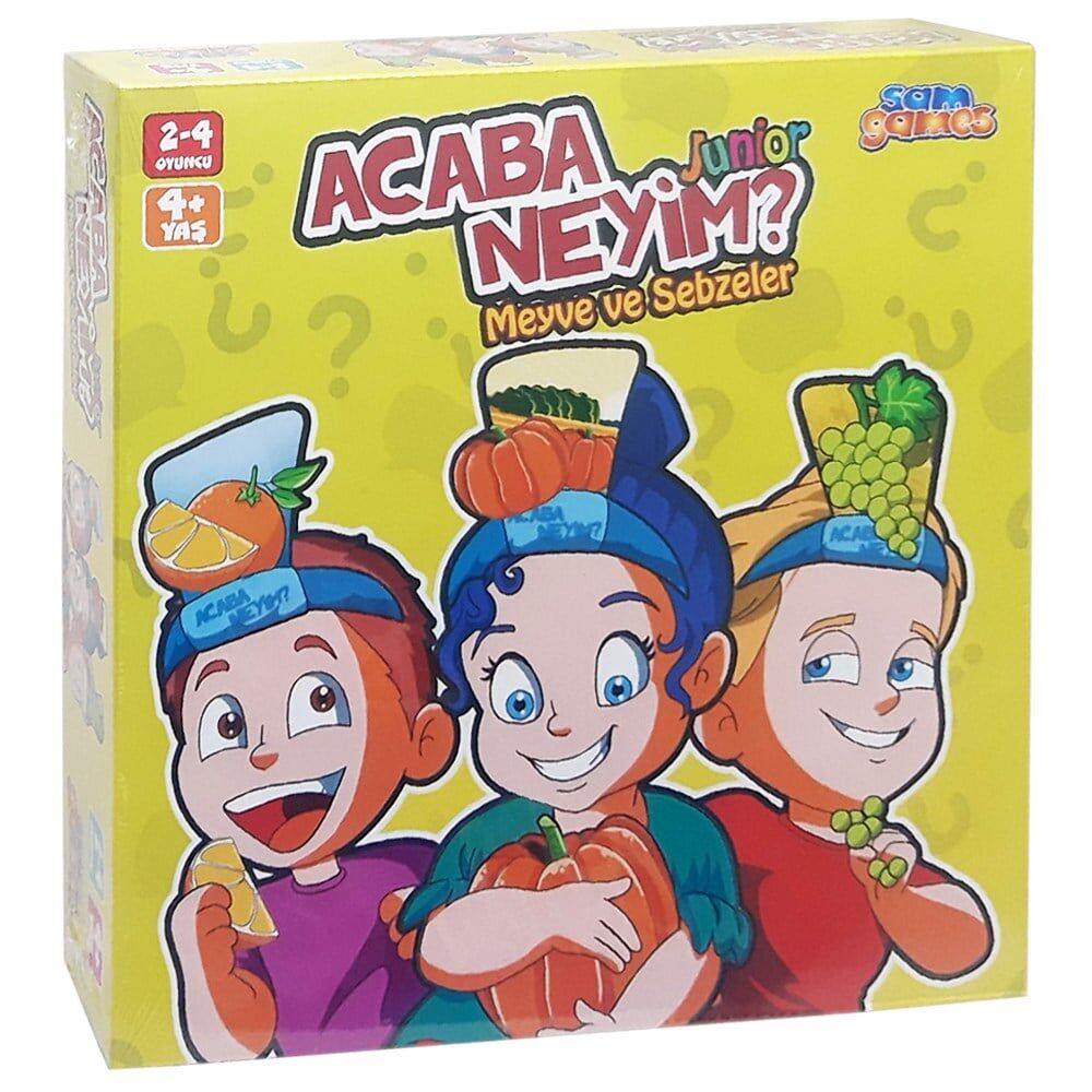 Samgames Samatlı Oyuncak Acaba Neyim Junior Meyve Ve Sebzeler 72606