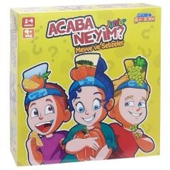 Samgames Samatlı Oyuncak Acaba Neyim Junior Meyve Ve Sebzeler 72606