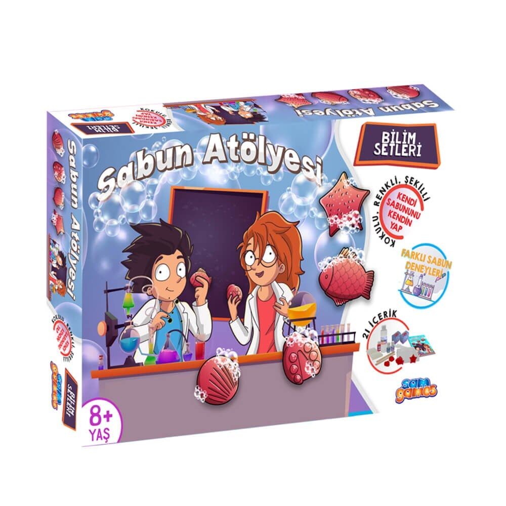 SamGames Sabun Atolyesi Bilim Oyun Seti 72614