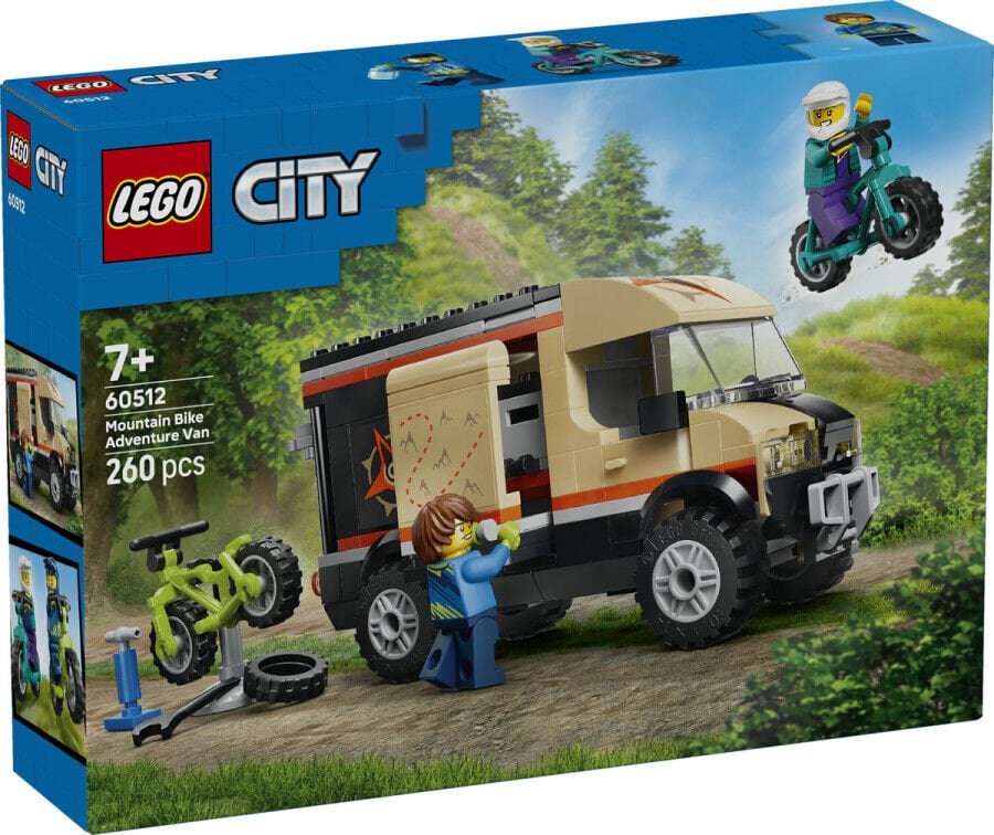 60512 LEGO® City Dağ Bisikleti Macera Minibüsü