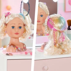 Baby Born Gökkuşağı Saç Tasarım Büstü-  (839379)
