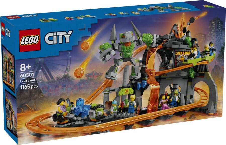 60501 LEGO® City Lava Land Hız Treni Parkı