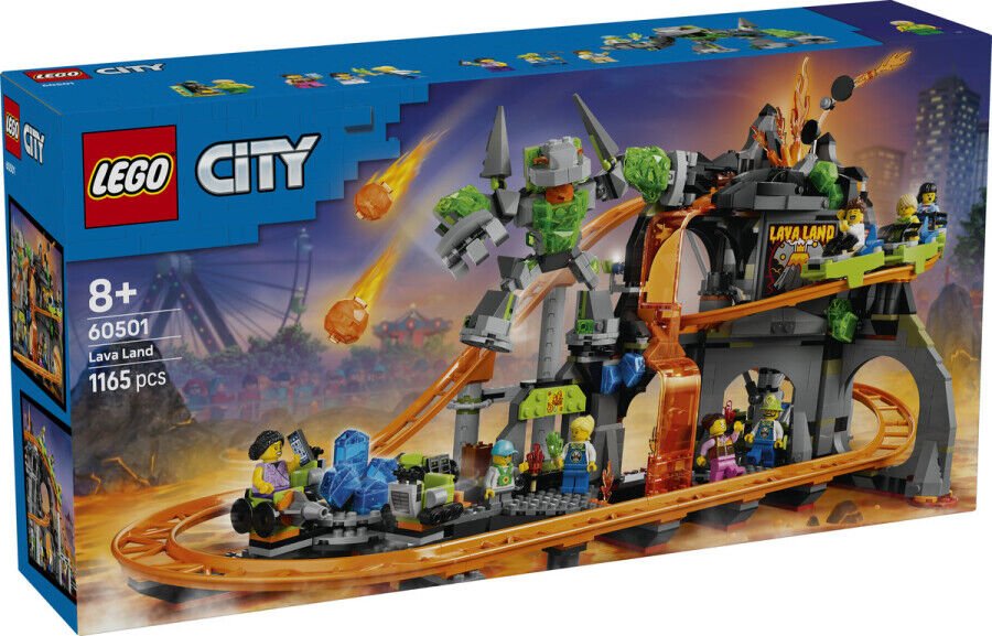 60501 LEGO® City Lava Land Hız Treni Parkı