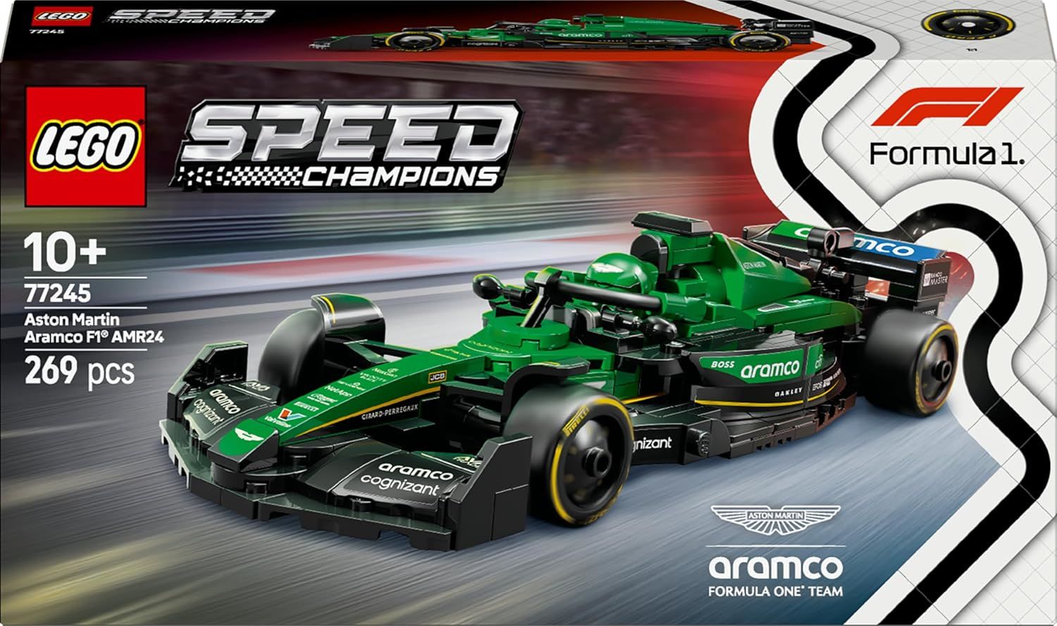 77245 LEGO® Speed Champions Aston Martin Aramco F1 AMR24 Yarış Arabası