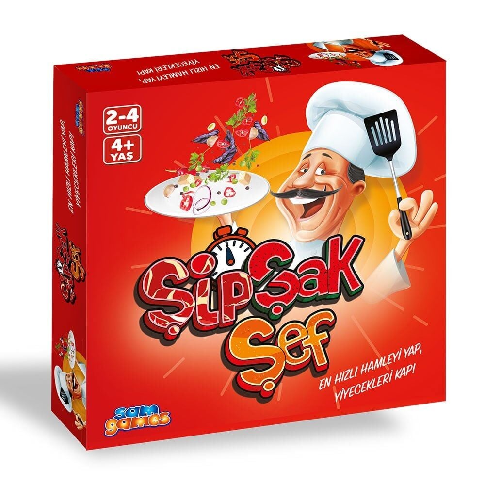 SamGames Şip Şak Şef Eğitici Eğlenceli Kutu Oyunu 72609