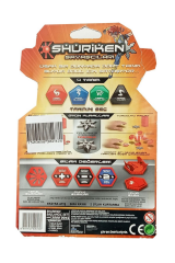 Shuriken Başlangıç Seti - Ninja Yıldızı Fırlatma Oyuncağı - Kara Yılan
