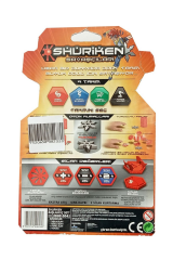 Shuriken Başlangıç Seti - Ninja Yıldızı Fırlatma Oyuncağı - Mavi Ejder