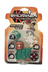 Shuriken Başlangıç Seti - Ninja Yıldızı Fırlatma Oyuncağı - Yeşil Kaplan