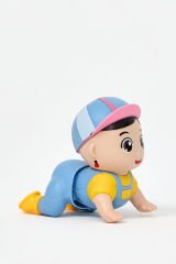 Sevimli Emekleyen Bebek (Mavi)