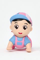 Sevimli Emekleyen Bebek (Pembe)