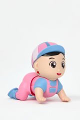 Sevimli Emekleyen Bebek (Pembe)