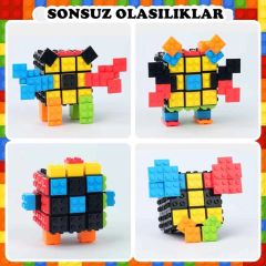 LEGO Parçalı Eğitici Sabır ve Zeka Küpü (6x6)