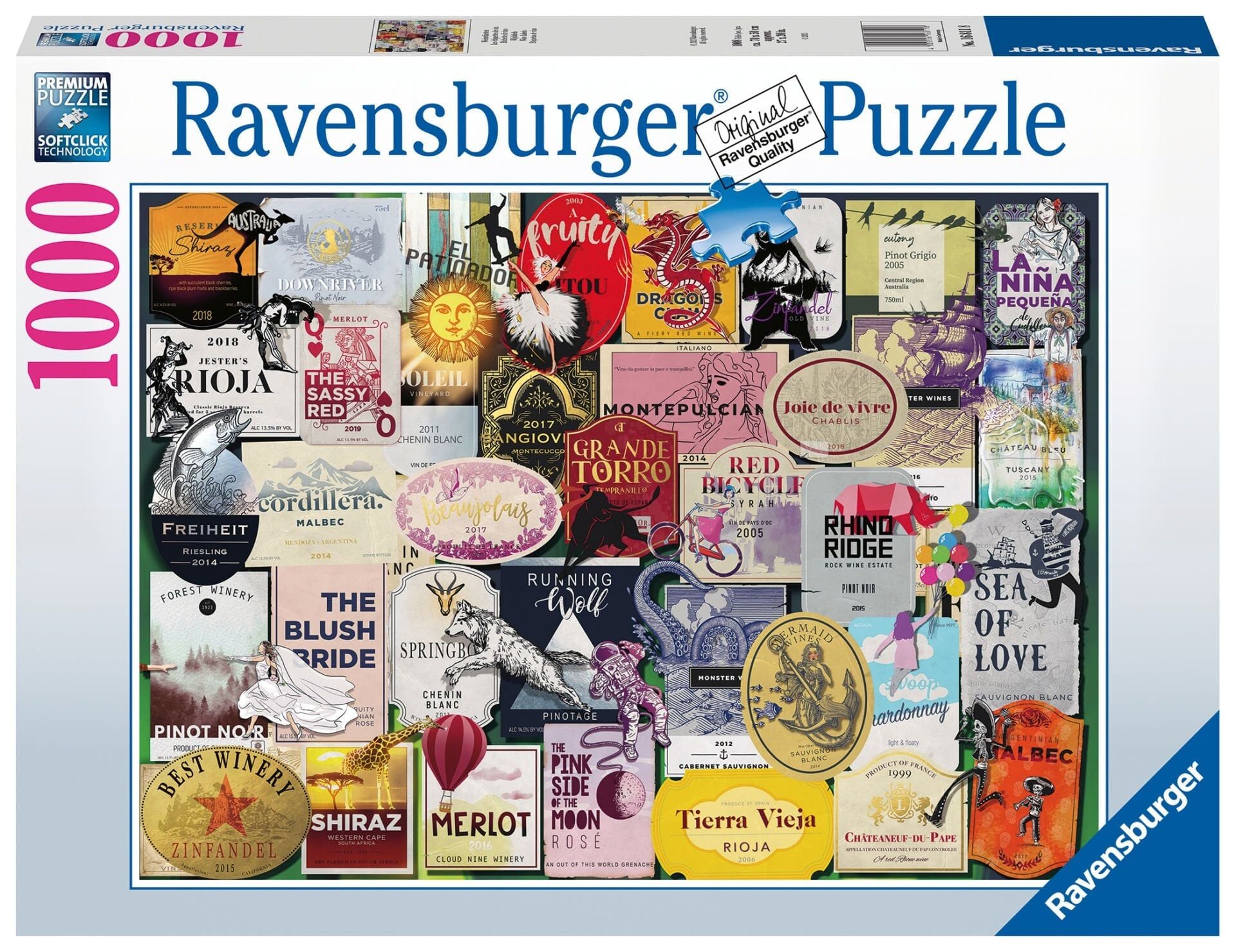 1000 Parça Puzzle Etiketler (168118)