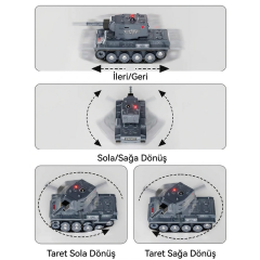 Uzaktan Kumandalı Mini Tank - SH59658