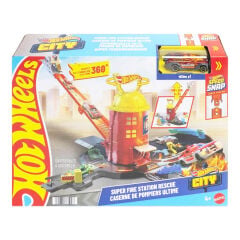 Hot Wheels City Süper İtfaiye İstasyonu Oyun Seti-  JHL95