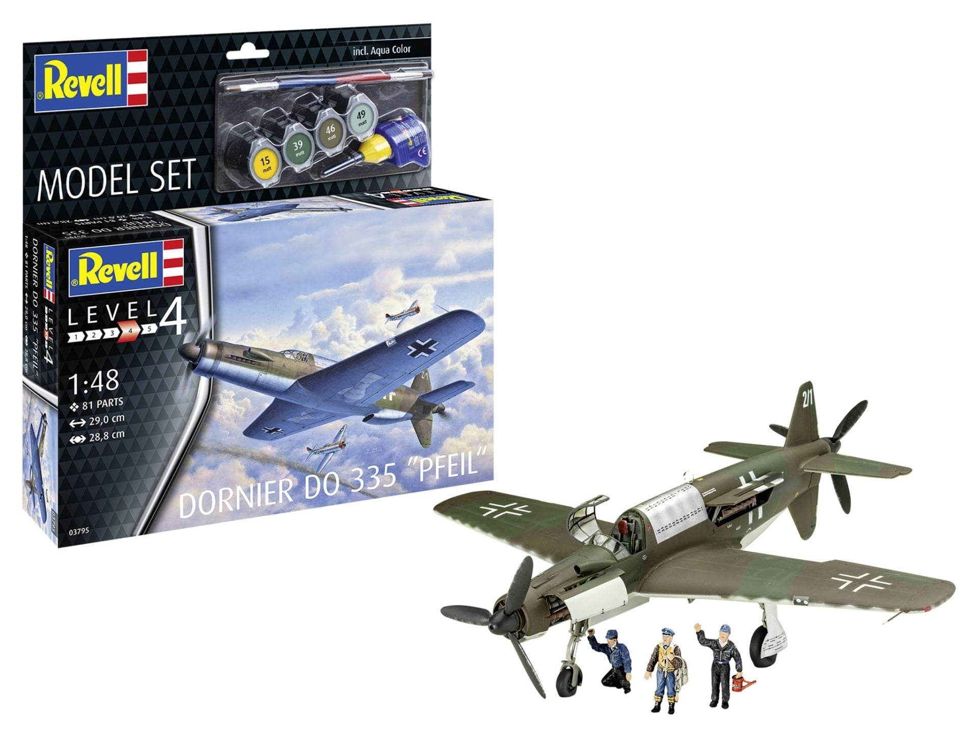Revell Model Set Dornier Do 335 Pfeil (63795)