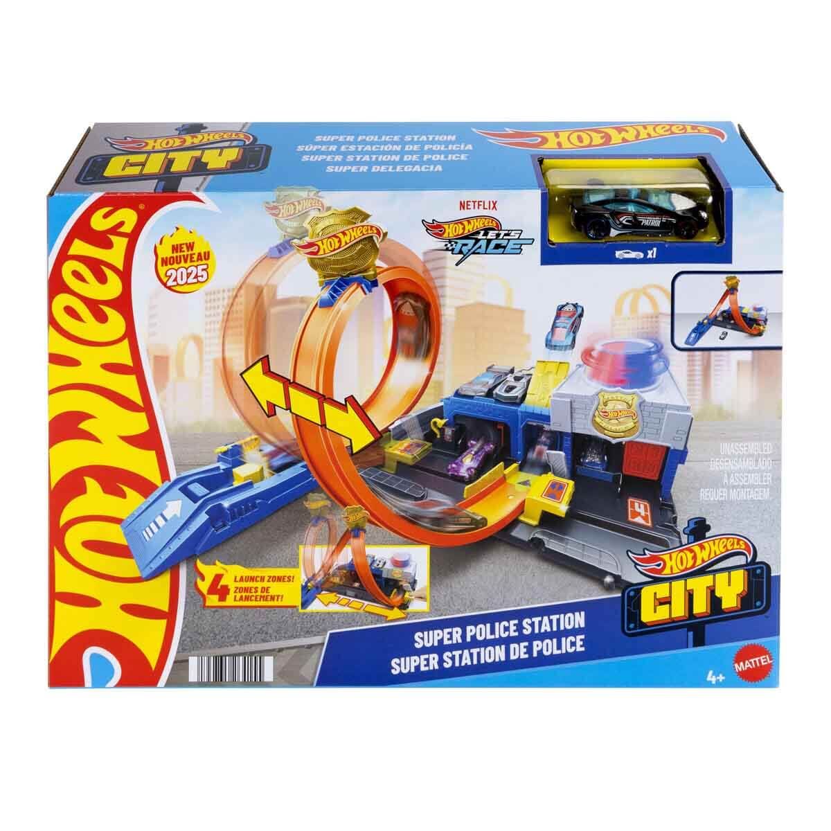 Hot Wheels City Polis İstasyonu Oyun Seti-  JBM71