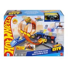 Hot Wheels City Polis İstasyonu Oyun Seti-  JBM71