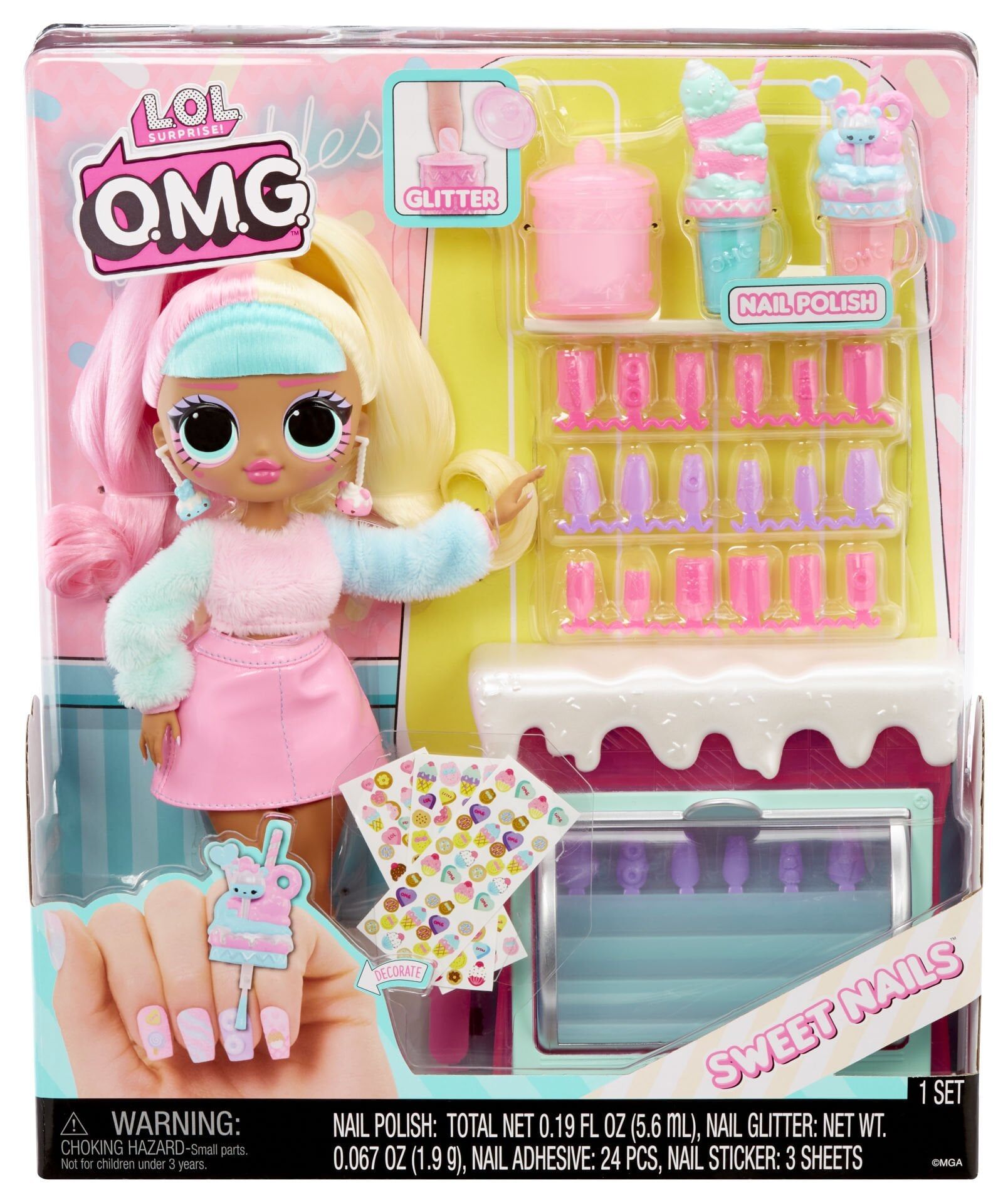 LOL Surprise Sweet Nails OMG Candylicious Sprinkles Tatlı Dükkanı (503781)