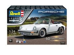 Revell Gift Set Porsche 911 G-Model Cabrio 50th Anniv. (05646)