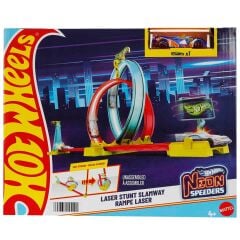 Hot Wheels Neon Yarışlar Çifte Çemberde Yarış Seti-  HPC05